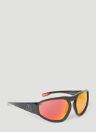 Moncler - Pentagra Geometric Sunglasses in Black