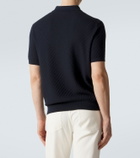Brioni Cotton, silk, and cashmere polo shirt