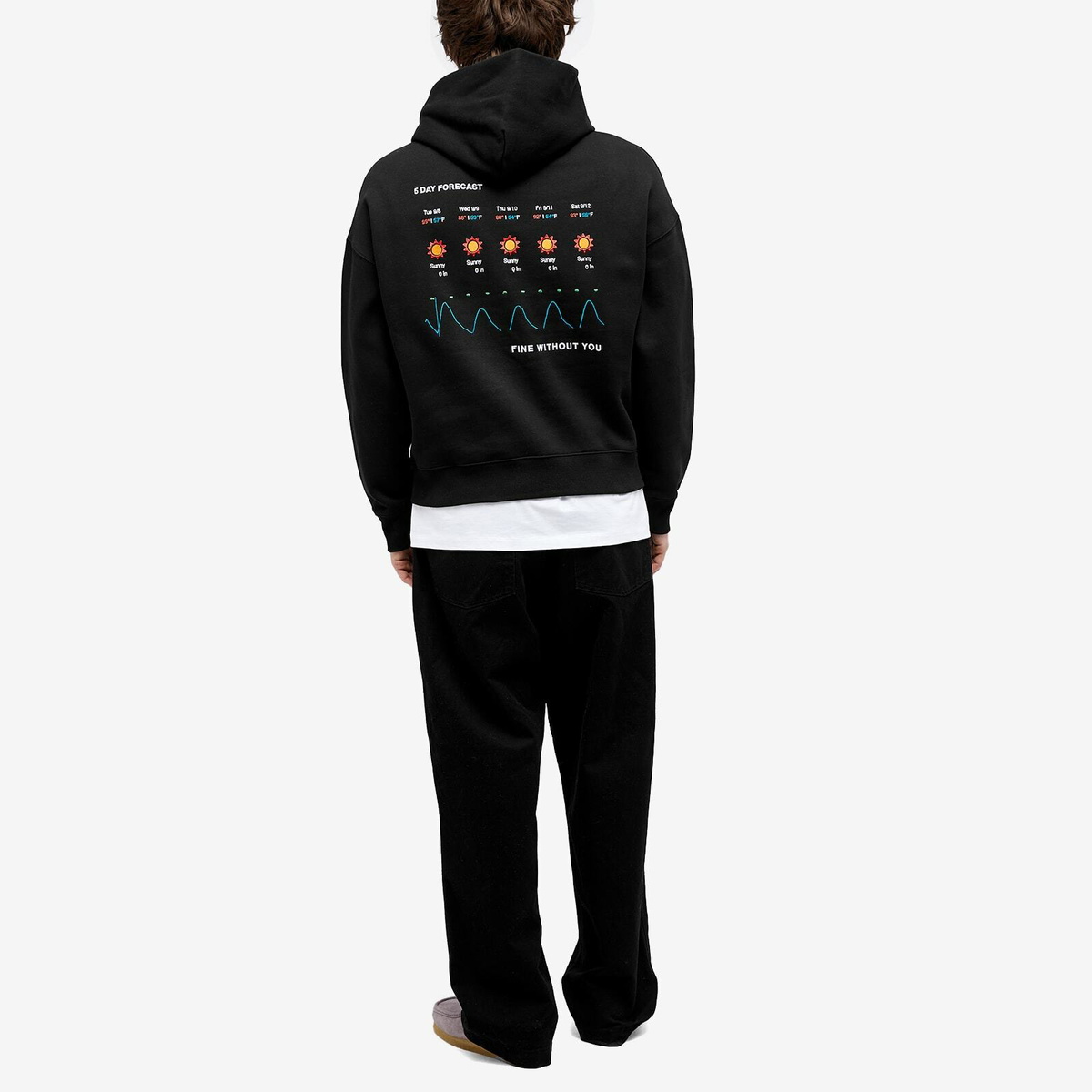 Jungles Jungles Men's Fine Without You Hoodie in Black