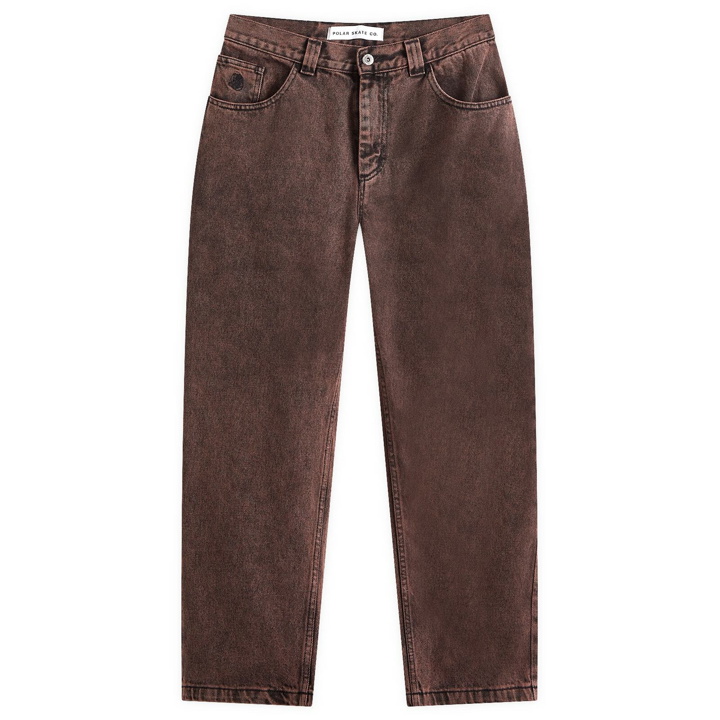 Photo: Polar Skate Co. Men's 93! Jeans in Mud Brown