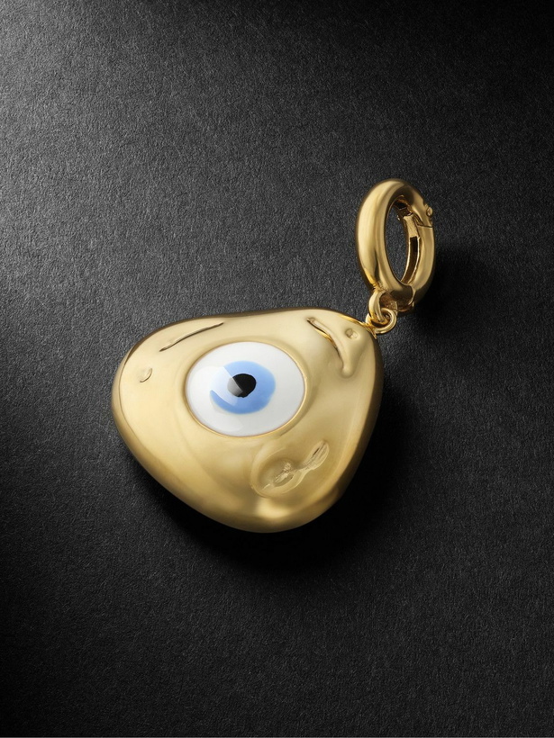 Photo: Lauren Rubinski - Gold and Enamel Pendant