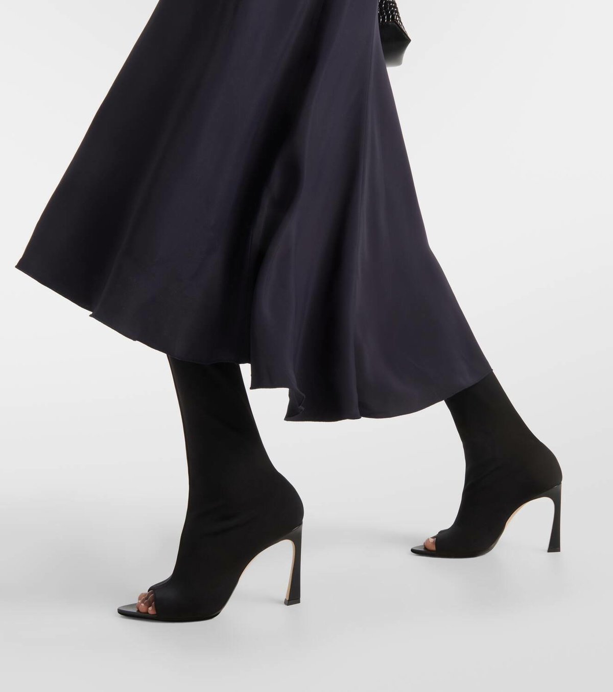 Victoria Beckham Peep Toe over-the-knee boots