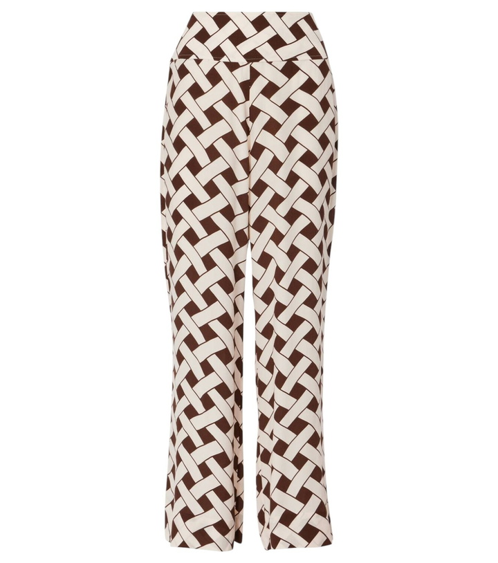 Photo: Rixo Isotta printed wide-leg pants