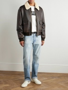 CELINE - Shearling Jacket - Brown