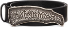 Magliano Black Melted Cowboy Belt