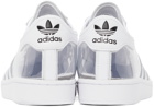 adidas Originals White & Transparent Superstar Sneakers