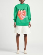 Stand Studio Womens Sweatshirt in Green