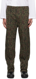 Engineered Garments Green Fatigue Trousers