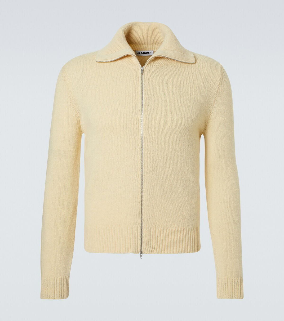 Jil Sander Wool-blend zip-up sweater
