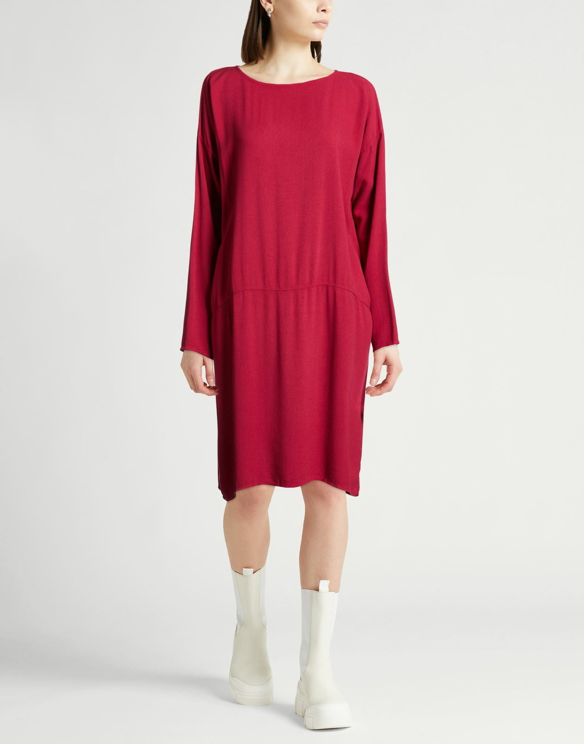 Crossley Womens Midi dress Burgundy
