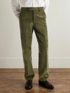 Purdey - Straight-Leg Cotton-Corduroy Trousers - Green