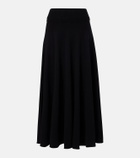Extreme Cashmere N°313 Twirl cashmere-blend maxi skirt