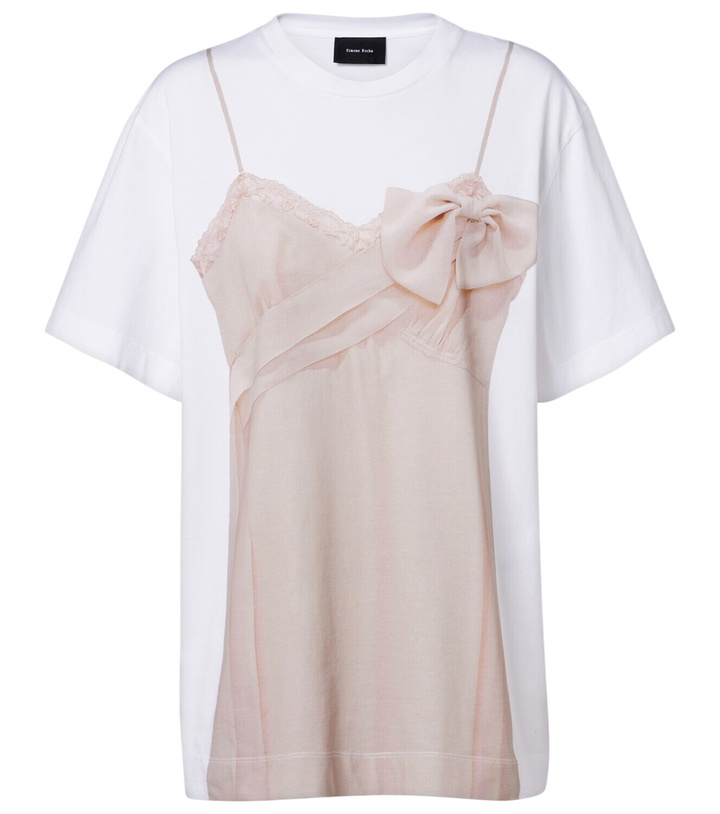 Photo: Simone Rocha Trompe l’œil cotton jersey T-shirt