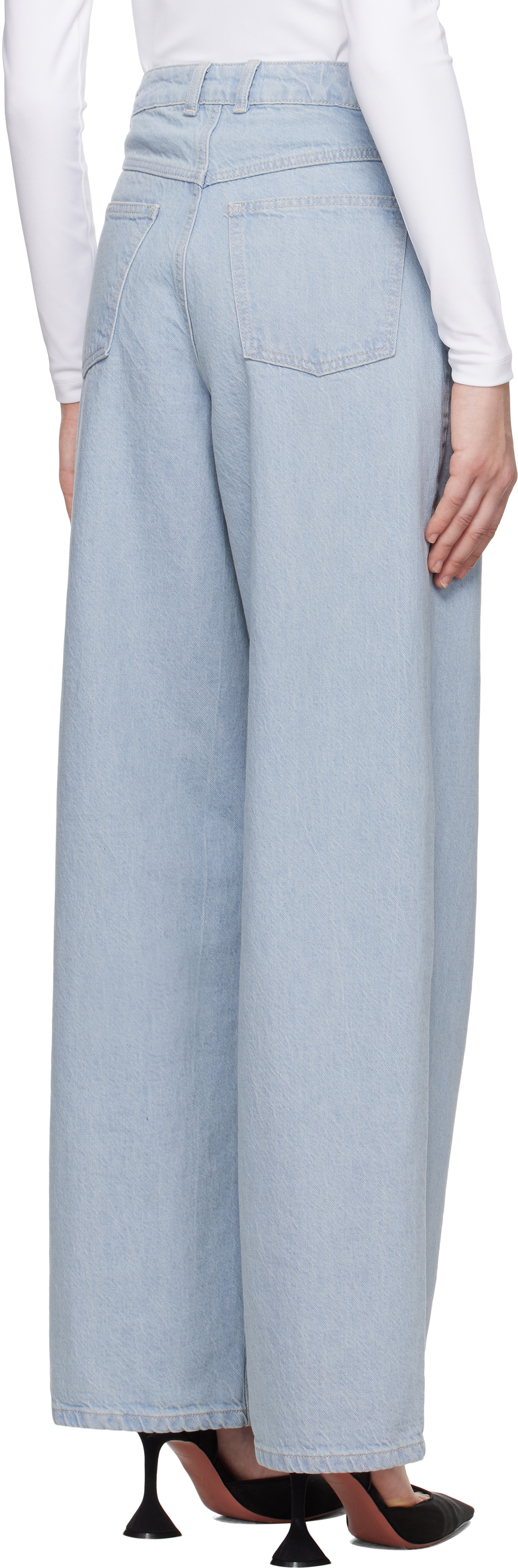 REMAIN Birger Christensen Blue Cocoon Denim Jeans