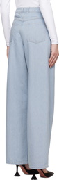 REMAIN Birger Christensen Blue Cocoon Denim Jeans