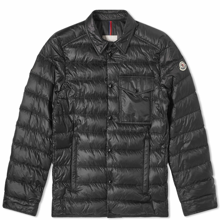 Photo: Moncler Men's Tenibres Padded Overshirt in Black