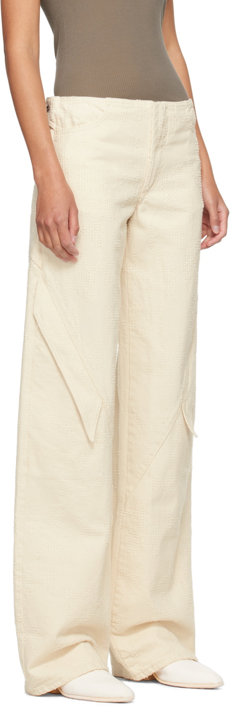 HELIOT EMIL Off-White Mycelium Jeans