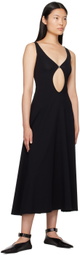 Beaufille Black Twain Midi Dress