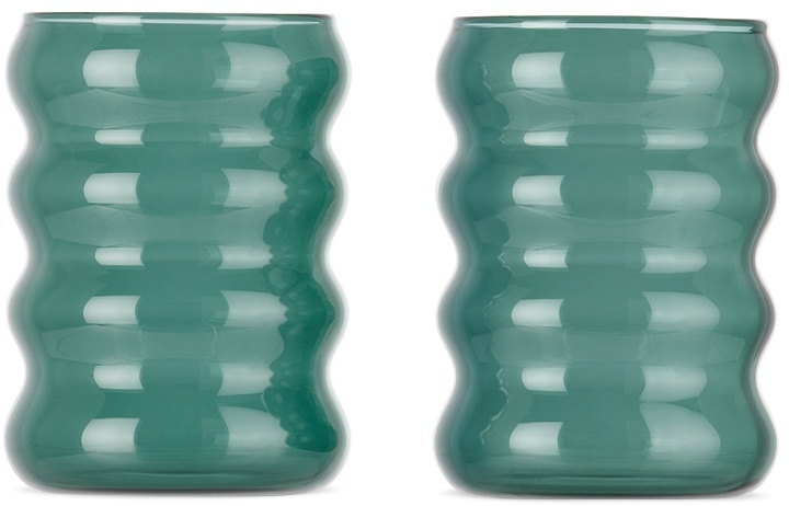 Photo: Sophie Lou Jacobsen Green Small Ripple Cup Set