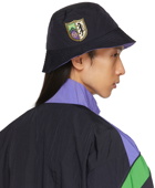 Sergio Tacchini Reversible Navy & Purple Nast Edition Novara Bucket Hat