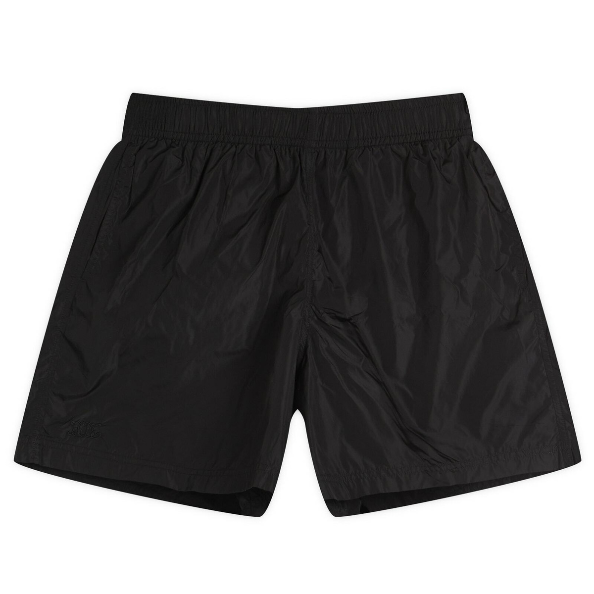 BODE Men's Nylon Track Shorts in Black