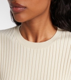 Stella McCartney Ribbed-knit cotton top