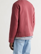 OFFICINE GÉNÉRALE - Baptiste Garment-Dyed Fleece-Back Cotton-Jersey Sweatshirt - Pink