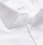 Brioni - Slim-Fit Cotton Shirt - Men - White