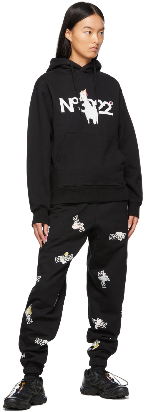 Aitor Throup’s TheDSA SSENSE Exclusive Black 'No3022' Hoodie