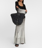 Proenza Schouler White Label Sullivan raffia bucket bag