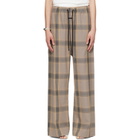 Fear of God ESSENTIALS Taupe Flannel Lounge Pants