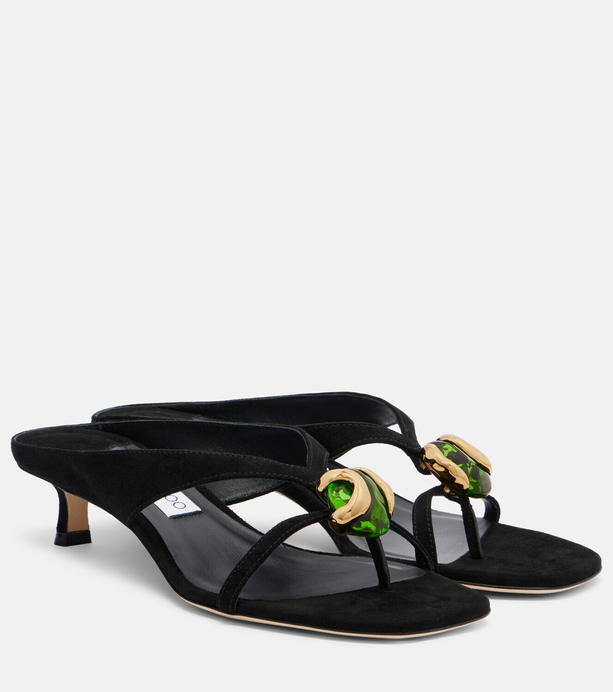 Jimmy Choo Emeri Stone embellished thong sandals