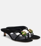 Jimmy Choo Emeri Stone embellished thong sandals