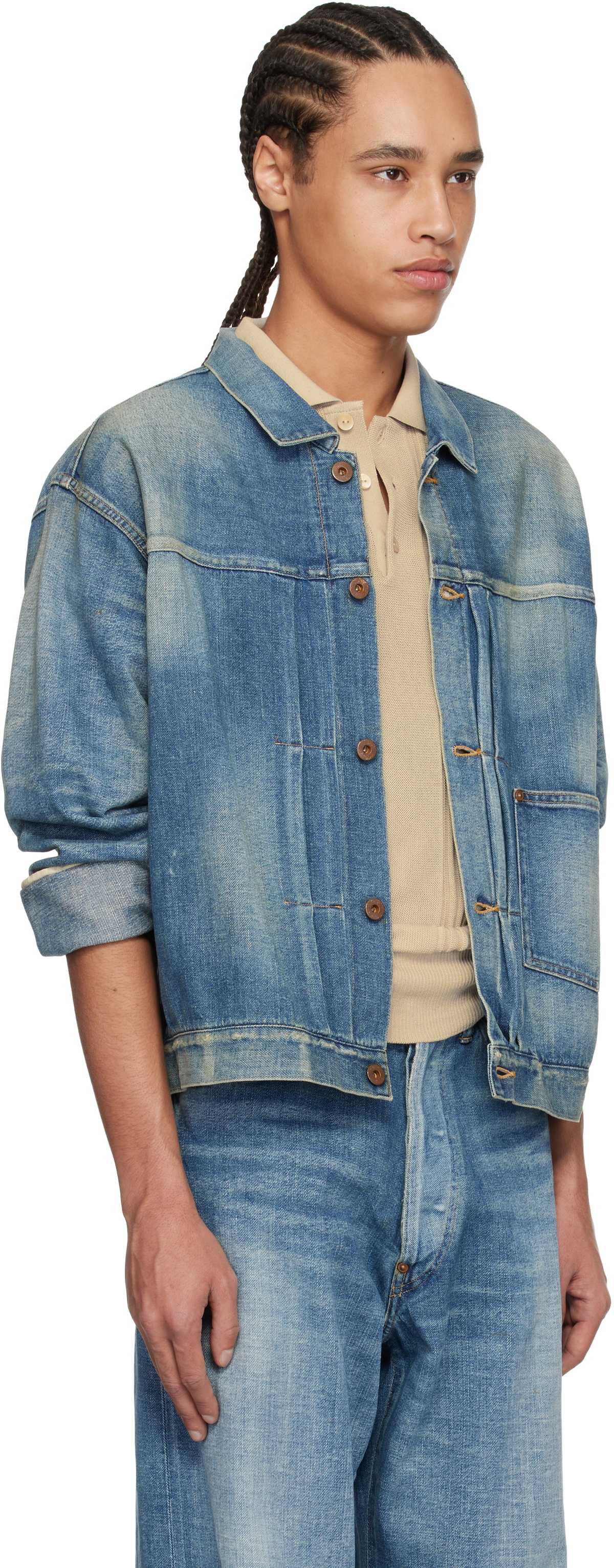 Taiga Takahashi Blue Lot. 703 C.1920's Denim Jacket