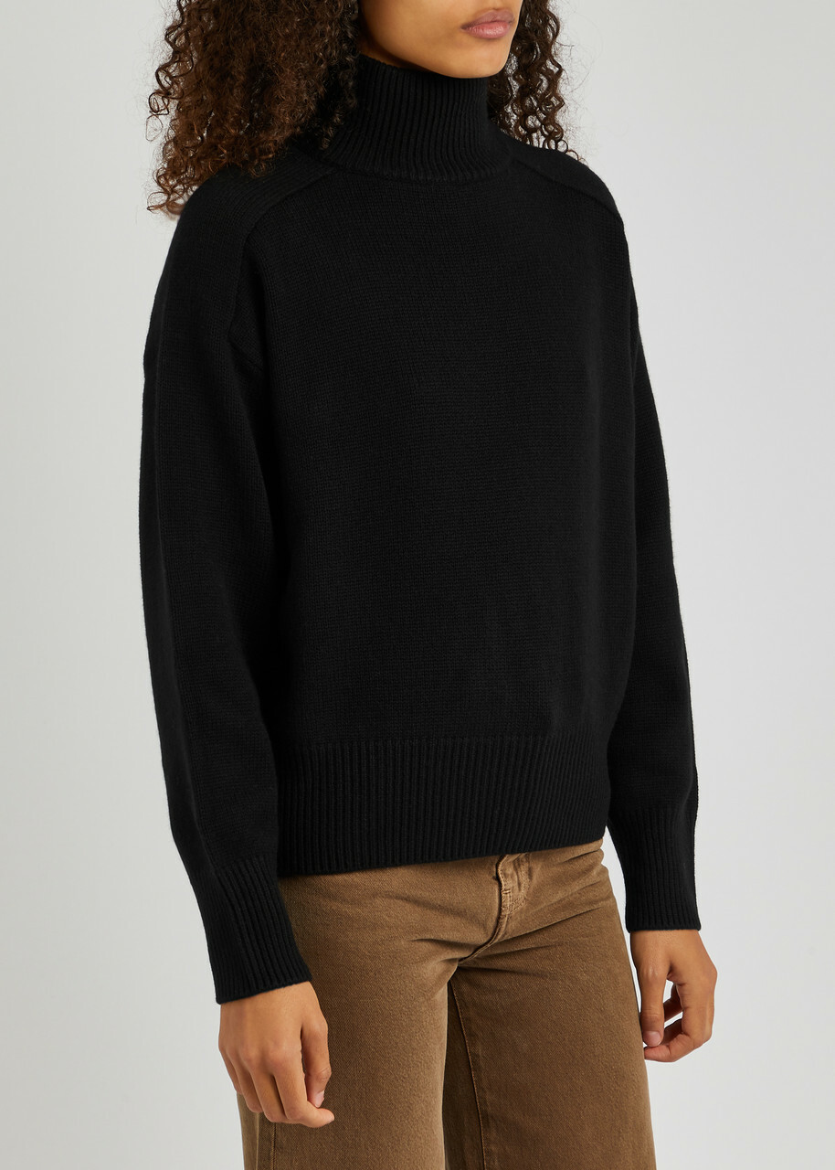Canada Goose Baysville Roll-neck Wool Jumper Black