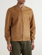 Valstar - Evans Suede Bomber Jacket - Brown
