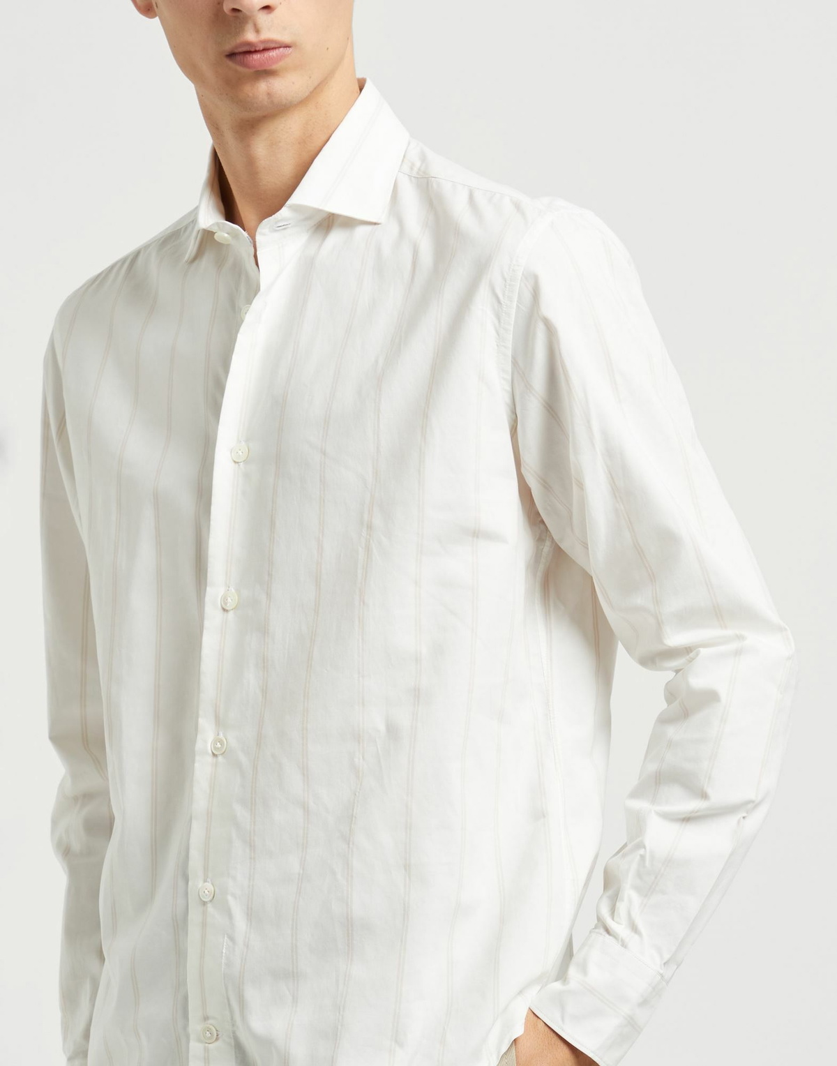 Eleventy Mens Shirt in White