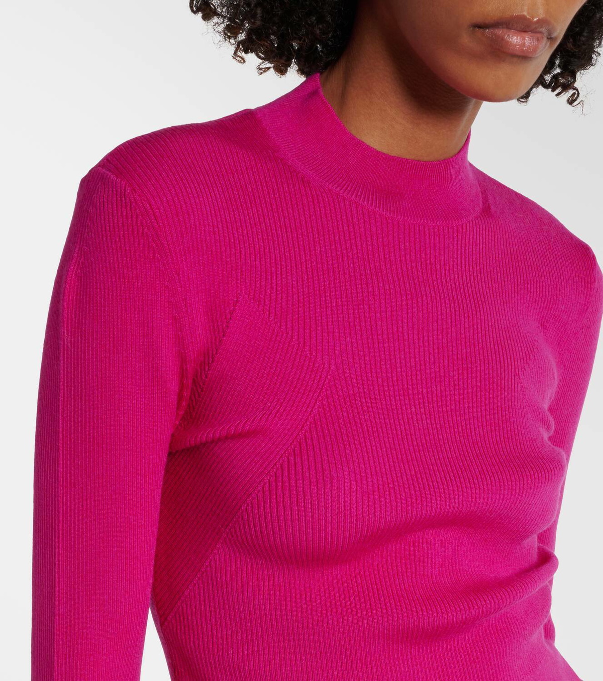 Nina Ricci Ruffled wool-blend sweater