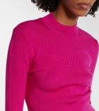 Nina Ricci Ruffled wool-blend sweater