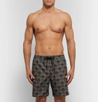 Saturdays NYC - Timothy Mid-Length Printed Swim Shorts - Men - Black