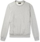 Ermenegildo Zegna - Mélange Loopback Cotton-Blend Jersey Sweatshirt - Gray