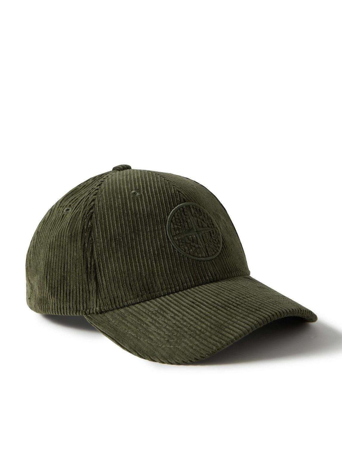 Stone Island - Logo-Embroidered Cotton-Corduroy Baseball Cap