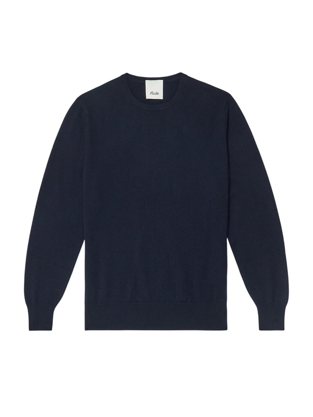 Photo: Allude - Cashmere Sweater - Blue