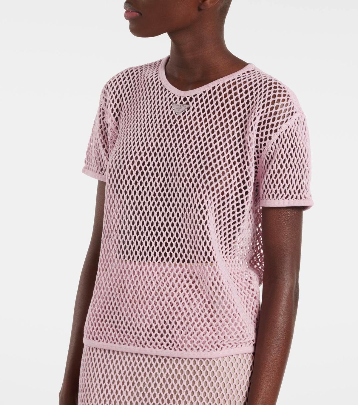 Prada Cotton mesh T-shirt Prada