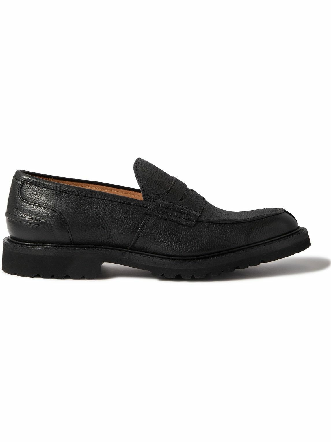 Photo: Tricker's - James Full-Grain Leather Penny Loafers - Black