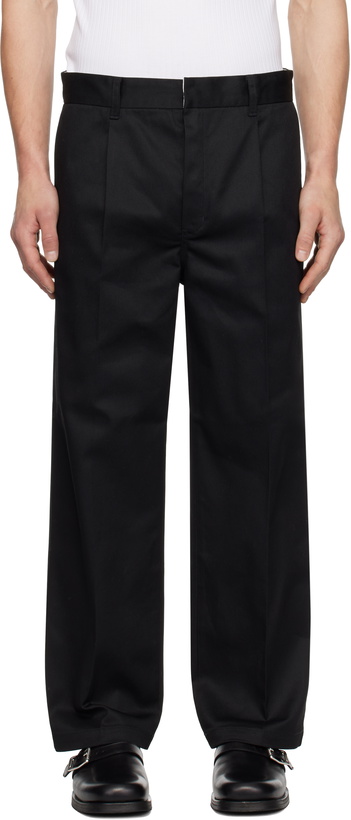 Photo: WACKO MARIA Black Dickies Edition Pleated Trousers