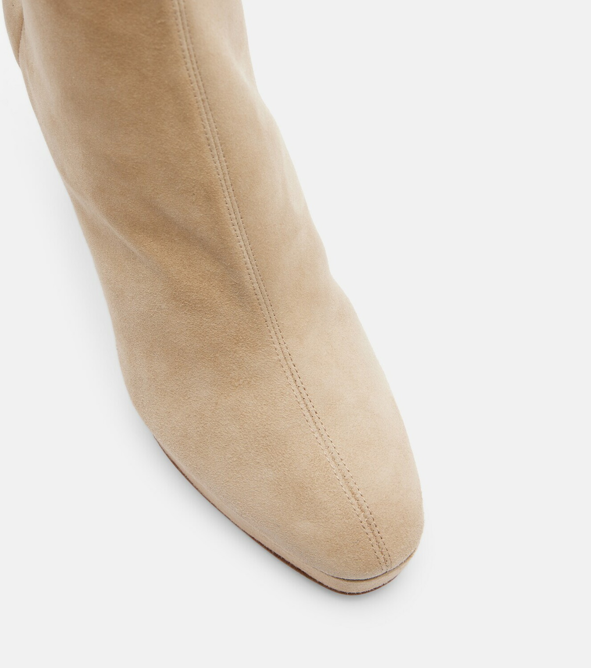 Aquazzura Martine 110 suede platform ankle boots