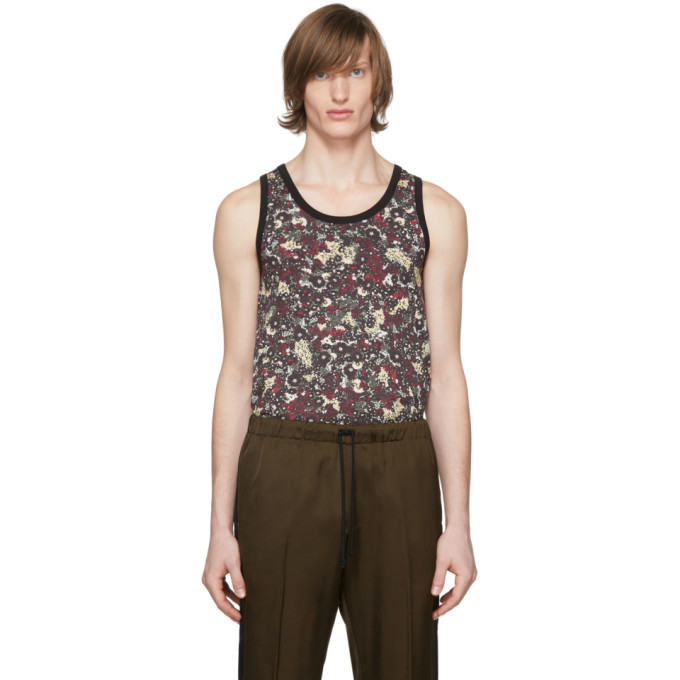 Photo: Dries Van Noten Burgundy Hale Tank Top