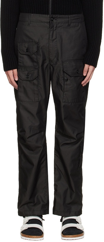 Photo: Engineered Garments Black Flight Cargo Pants