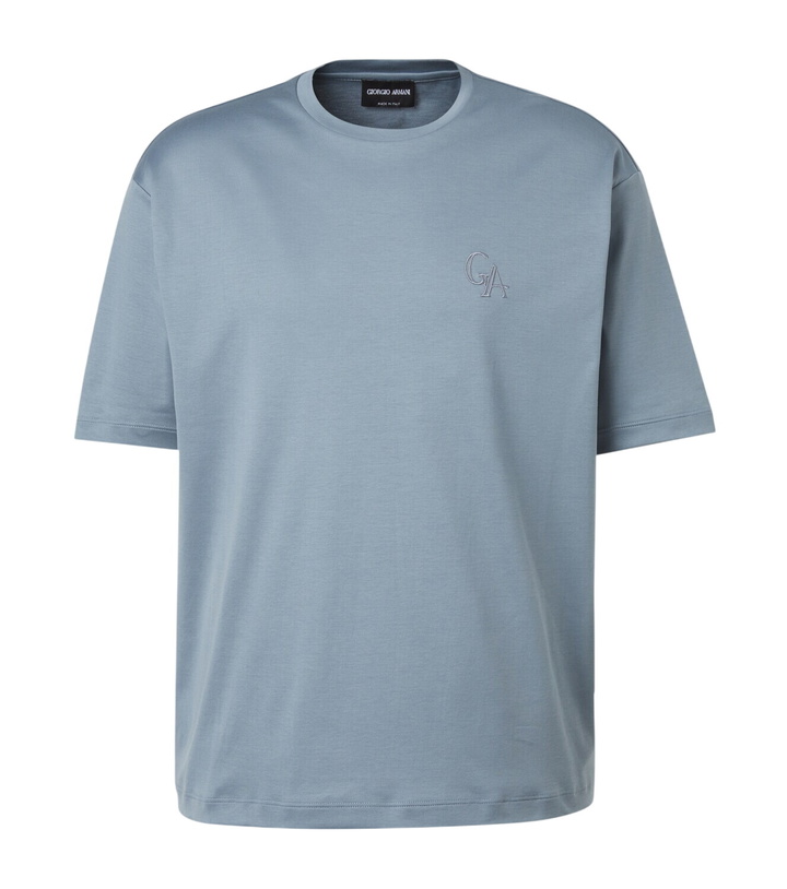 Photo: Giorgio Armani Cotton jersey T-shirt